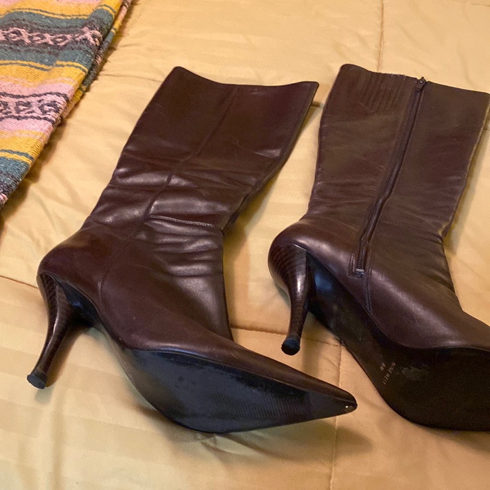 Brown Leather Nine West Boots